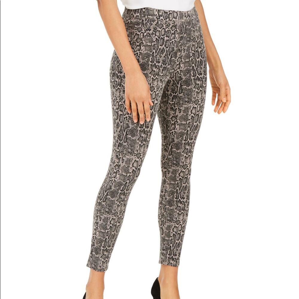NEW SPANX Taupe Snakeskin Tummy Control Leggings Womens Size XS